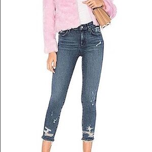 Agolde Sophie High Rise Distressed Skinny Jeansns